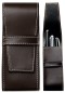 Preview: Schreibgeräteetui TRIO CAMBRIDGE Top Grain Leder dunkelbraun